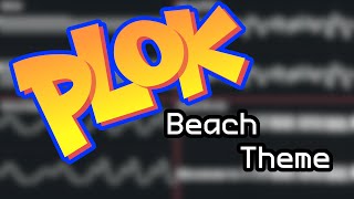 Beach  Plok Wonderswan Cover ▶【Oscilloscope View】 [upl. by Kosiur]