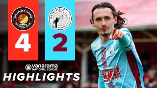 Tenman Gateshead defeated at Ebbsfleet  Ebbsfleet United 42 Gateshead  HIGHLIGHTS [upl. by Anemolif]