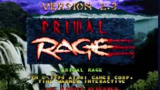 Primal Rage Final Battle Theme 1 Arcade Version [upl. by Primaveria]