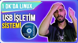 🔴1 DKDA PC LINUX OLSUN Eski PC Dostu USB İşletim Sistemi Kuralım Knoppix [upl. by Ruhtracm409]