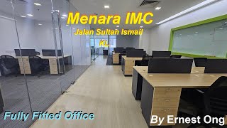 Menara IMC Fully Furnished Corporate Office for Rent 1990 sqft with 45 Workstations [upl. by Bullivant]