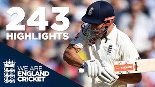 Alastair Cook Hits Huge 243 v West Indies 2017  Extended Highlights [upl. by Narmis]