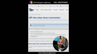 Duty concession for off the plan properties perthrealestate home perthpropertyinvesting [upl. by Lanevuj27]