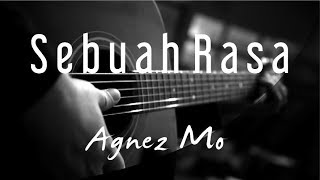 Sebuah Rasa  Agnez Mo  Acoustic Karaoke [upl. by Harac]