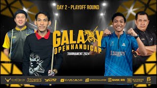 🔴 GALAXY NINE BALL OPEN HANDICAP  DAY 2  PLAY OFF ROUND [upl. by Nolham484]