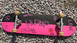 Skateboard custom Lil peep inspired [upl. by Ljoka95]