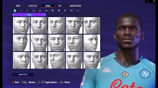 Kalidou Koulibaly FIFA 21 Pro clubs look alike tutorial  NAPOLI FC  SENEGAL  Perfect Defender [upl. by Artemisia634]