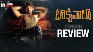 Taxiwaala Movie censor REVIEW  Vijay Deverakonda  Priyanka Jawalkar  Malavika Nair Telugu Cinema [upl. by Meras462]