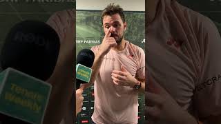 Stan Wawrinka press conference after defeating Andrey Rublev at the BNP Paribas Nordic Open 181024 [upl. by Tavish]