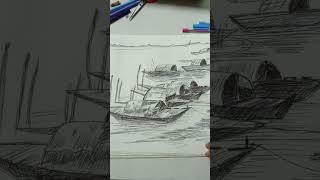 Penart art scenerydrawing pensketch [upl. by Catharine94]