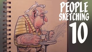 How to be a freelance artist  people sketching  episode 10 [upl. by Peggie995]