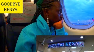 FINALLY GOODBYE KENYA 🇰🇪  FIRST INTERNATIONAL TRAVEL [upl. by Petigny]