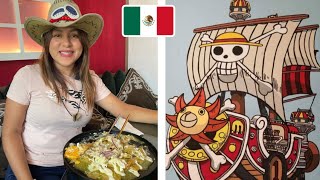 PROBÉ LOS AUTÉNTICOS CHILAQUILES MEXICANOS 🇲🇽 CAFÉ TEMÁTICO ONE PIECE  4K  Celinaz [upl. by Rosamond]