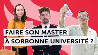 Pourquoi faire son master à Sorbonne Université [upl. by Junia]