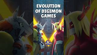 Evolution Of Digimon Games Shorts [upl. by Halimak]