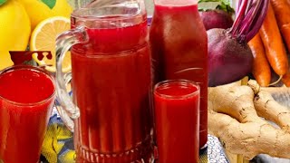 Comment Je Réalise Mon Jus Detox De CarotteGingembreBetterave Bon Pour Notre Santé Intérieure [upl. by Nnor]