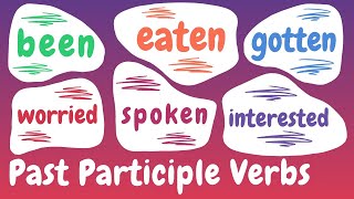 Learn Past Participle Verbs American English  English Grammar Lessons [upl. by Wyndham]