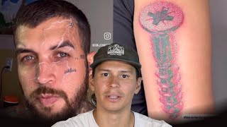 Reacting to Dumb Tattoo Trends on Tiktok [upl. by Manard]