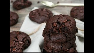 براونيز كوكيز في 3دقائق لعشاق القهوة ☕ كوكيز cookies brownie🍪🍪🍪 [upl. by Moonier11]