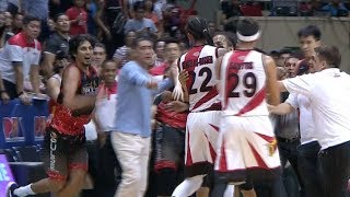 SMBPhoenix altercation  PBA Philippine Cup 2019 Semifinals [upl. by Ardek639]