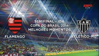 Melhores Momentos  Flamengo 2 x 0 AtléticoMG  Copa do Brasil  29102014 [upl. by Ennaihs]