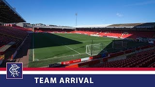 ARRIVALS  Aberdeen v Rangers  3 Mar 2019 [upl. by Nuriel]