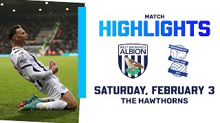 Andi Weimann strikes late to help Baggies beat Blues  Albion 10 Birmingham City  MATCH HIGHLIGHTS [upl. by Danella]