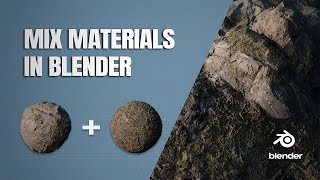 Realistic Terrain In Blender  Blending Materials Blender 40 [upl. by Morey]