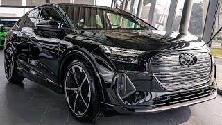 2024 Audi Q4 etron Sportback S line  Interior and Exterior Walkaround [upl. by Cynth]