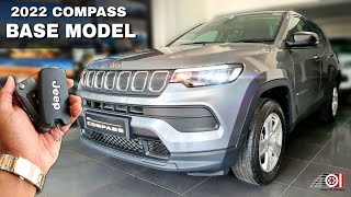 2022 Jeep Compass Sport Base Model  On Road Price List  Mileage  Features [upl. by Enimassej]