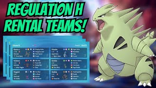 Use these 8 REGULATION H RENTAL TEAMS to DOMINATE the meta  Pokemon Scarlet amp Violet VGC [upl. by Tattan]