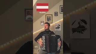 2 accordions  4 countries music accordionplayer classicalmusic accordionist [upl. by Odlo]