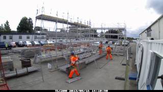 System Scaffold Trial Layher Ringlock Erection [upl. by Yrellav915]