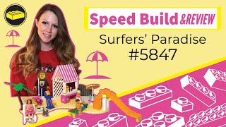 LEGO® Belville 5847 Surfers Paradise Speed Build and Review [upl. by Assirhc]