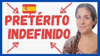 El PRETÉRITO INDEFINIDO o PRETÉRITO PERFECTO SIMPLE en español verbos regulares ¿cuándo se usa 🇪🇸 [upl. by Bekki]