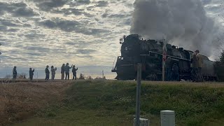 Pere Marquette 1225 coming somewhere between mount pleasant and rosebush [upl. by Calica]