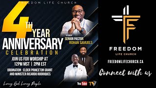 Freedom Life Church  Anniversary Celebration  Pastor Rohan Samuels  3242024 [upl. by Lorelei437]