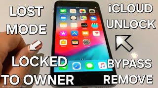 iCloud Unlock Any iPhone Locked to Owner and Lost Mode RemoveBypass [upl. by Attolrac570]