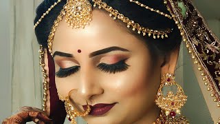 Indian Bridal makeup tutorial 2022 step by step  Pooja Seth [upl. by Gorrian]