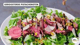 Bavette met Pecorino en pistache  Recept  Allerhande [upl. by Cohen]