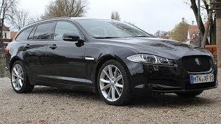 Jaguar XF Sportbrake 22d Test  Fahrbericht  Video  2014 [upl. by Medina751]