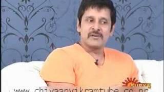 Chiyaan Vikram and Prithiviraj Interview at Surya TV about Raavanan  PART1 [upl. by Strander]