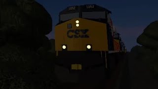 CSX 1852 Western Mayland Leading Intermodal K5LLA Tren Mas Poderoso de Roblox [upl. by Hudnut]