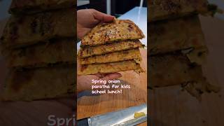 Spring Onion Paratha scallionpancakes shorts [upl. by Rebecca299]