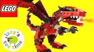 LEGO Toys  LEGO Dragon Unboxing Family Fun from Izzys Toy Time [upl. by Lanos]