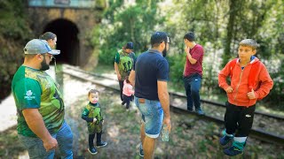 LEVAMOS OS GANHADORES DO SORTEIO VISITAR A PONTE DE FERRO O TÚNEL E A CRUZ DO ZÉCA VACARIANO [upl. by Yraek]