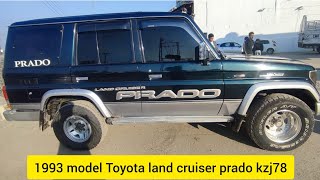 1993 model Toyota land cruiser prado kzj78for sale in Islamabad [upl. by Gavrah]