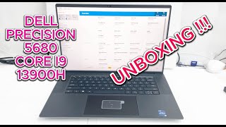 Dell Precision 5680 I9 13900H Unboxing amp review  Workstation [upl. by Yeltrab]