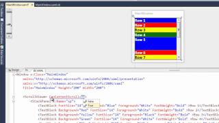 WPF Tutorial 16  The ScrollViewer [upl. by Louella]