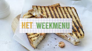 Het Weekmenu 2  Croque met wijting en garnalen  Johan Segers [upl. by Etteiluj]